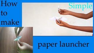 How to make a paper launcher | Tipi Tricks