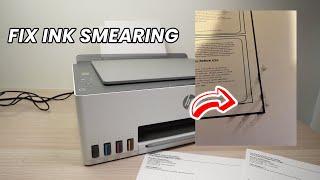Fix Ink Smearing on any HP Smart Tank Printer