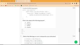 NPTEL Programming In Java Week 12 Assignment 12 Answers Solution Quiz | 2023-July