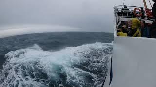 Scillonian 3 crossing to the Isles Of Scilly