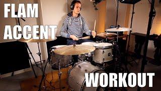 Flam Accent Workout in less than a Minute  - Daily Drum Lesson