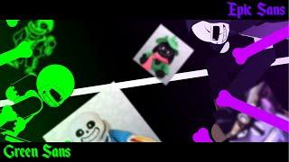 \-Green Sans vs Epic Sans-/ (A Sticknodes Pro Animation)