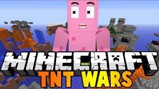 Minecraft : TNT WARS Mini-Game - HUSKY AND I 1v1!