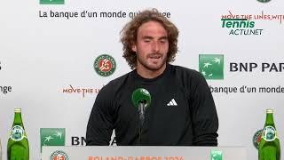 Tennis - Roland-Garros 2024 - Stefanos Tsitsipas :  "Carlos Alcaraz ? This kid is just too strong"