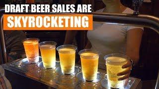 Draft Beer Sales are Skyrocketing! Glenroy's Tavern Bronx NY - Bottoms Up Draft Beer System