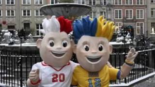 EURO 2012 mascots named Slavek and Slavko