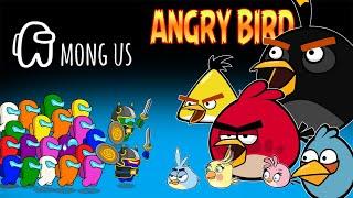 ANGRY BIRDS vs AMONG US ANIMATION EP 62 | Crew Mars Among Us