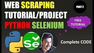 Web Scraping Tutorial Using Python | Python Web Scraping : Power of Selenium #python #selenium