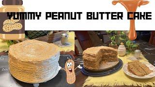 Yummy Peanut Butter Cake  #homemade #amazing #baking #diy #cooking