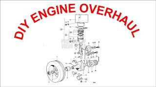 DIY engine overhaul Volvo Penta MD1B / S1 E8