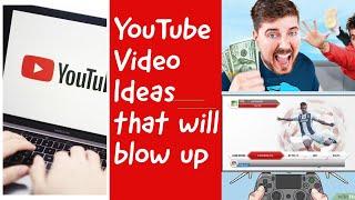 21 BEGINNER YOUTUBE VIDEO Ideas (2022)