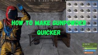 How to make gunpowder the right way rust