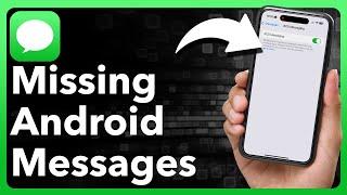 How To Fix iPhone Not Receiving Text Messages From Android