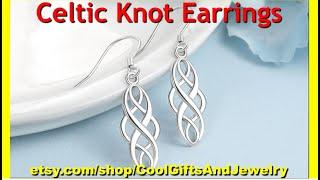 Celtic Earrings - Celtic Knot Earrings - Celtic Jewelry 