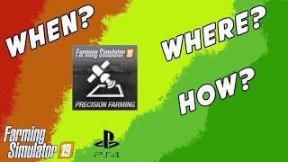 Precision Farming On Console | When Where How | Farming Simulator 19 Mod Review