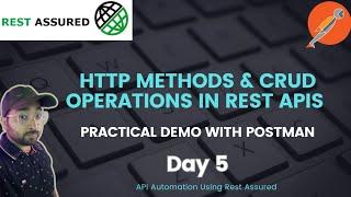 HTTP Methods and CRUD Operation|| Practical Demo with Postman