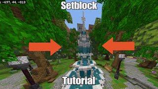 How To Setblock In Minecraft