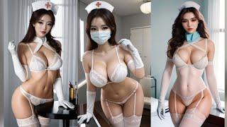 (Lookbook -29) Beautiful Nurse, Hospital,bikini Lookbook,Ai Art Beauties.