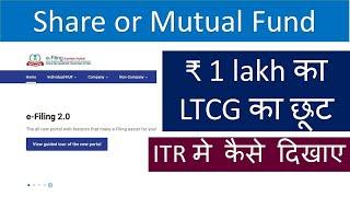 Income Tax Return: How to claim 1 lakh LTCG exemption in ITR 2 and ITR 3