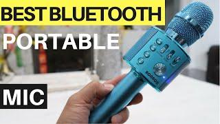 BONAOK Bluetooth Microphone UNBOX & REVIEW - Karaoke Mic With Speaker