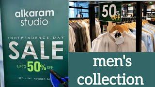 Alkaram Studio Men's Collection Flat flat 50% off on Sale | Easy Life With Amna | Outlet Visit