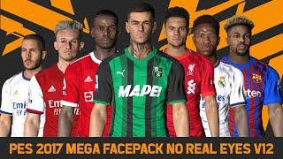 PES 2017 | NEW LOOK MEGA FACEPACK MARCH V12 | FACEPACK NO REAL EYES