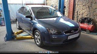 Замена ремня генератора и кондиционера на Ford Focus II 1,6 Форд Фокус 2006