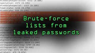 Create Brute-Force Wordlists from Leaked Password Databases [Tutorial]