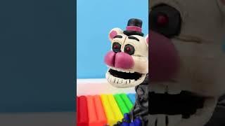 The BLOB with Clay - FNaF: Security Breach. Tutorial. Sculpture timelapse #shorts