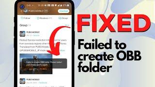 Failed to create obb folder TapTap ! Please Restart Your Phone and try again ! PROBLEM FIXED