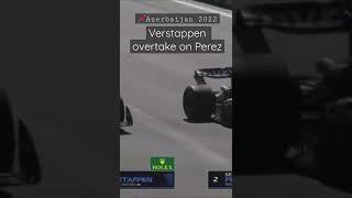 Max verstappen overtake on Sergio Perez - Azerbaijan GP 2022