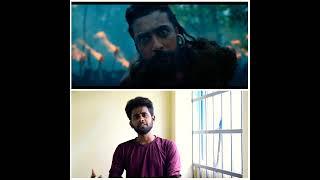 Kanguva Glimpse Reaction!||#shorts #kanguva #surya #kanguvateaser