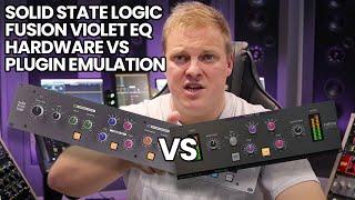 Solid State Logic Fusion Violet EQ Hardware VS Plugin Emulation