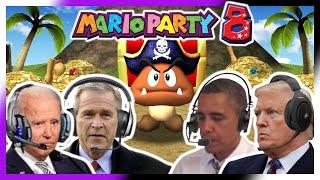 US Presidents Play Mario Party 8 [Goomba's Booty Boardwalk]