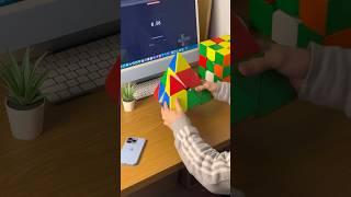 Massive Triangle Rubik’s Cube Solving