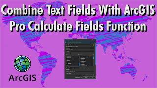 How to Add (Concatenate) Text Together in ArcGIS Pro Attribute Table| ArcGIS Pro