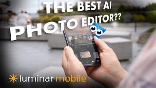 Photo editing app on the go? Luminar Mobile AI Editing now on iPhone IOS App!