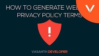 How To Make Privacy Policy For Your Website | Privacy Policy Explained!