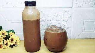 RESEP MINUMAN ALA CAFE, ES COKLAT mirip Starbucks