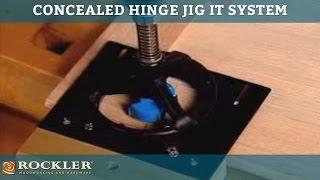 Rockler Concealed Hinge JIG IT® System