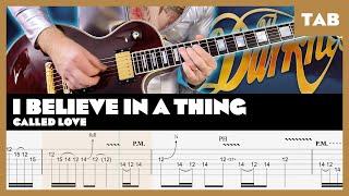 The Darkness - I Believe in a Thing Called Love - Guitar Tab | Lesson | Cover | Tutorial