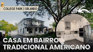 CASA NOVA EM BAIRRO TRADICIONAL AMERICANO | COLLEGE PARK ORLANDO