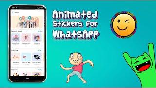 Animated Stickers For WhatsApp - WAStickerApps (Video Demo)