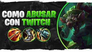  ¡COMO ABUSAR CON TWITCH !  GUÍA TWITCH ADC S11 | GUIA COMO JUGAR ADC S11 2021