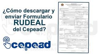 CÓMO DESCARGAR Y ENVIAR EL FORMULARIO RUDEAL DEL CEPEAD