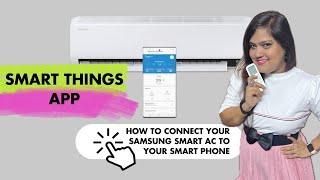 How to connect Samsung Windfree AC to SmartThings app in your phone using WiFi | subscriber request