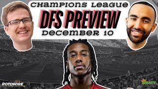 DraftKings UCL Strategies for Tuesday, Dec. 10: Road Favorites