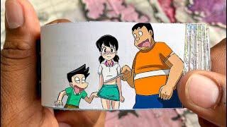 Doraemon Cartoon Flipbook #158 | Gian Suneo Pulls Shizuka Clothes Flip Book | Flip Book Artist 2023