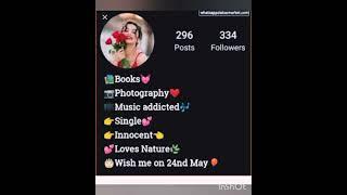 Instagram bio for girls ll Specially designed for girls ll