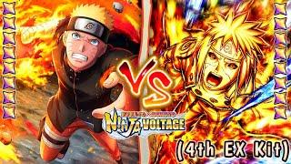 Naruto (The Last) VS Minato KLM (4th EX Kit) - SOLO Attack Mission - Naruto X Boruto Ninja Voltage